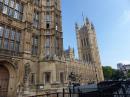 West side of the Houses of Parliament, London